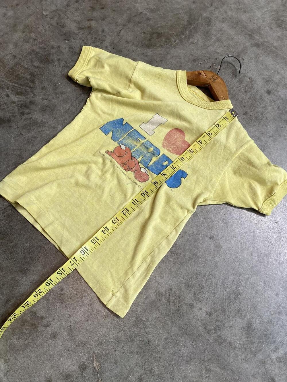 Vintage 1980s NERDS Kids Tee Tshirt 13X17 rare distressed faded - Picture 5 of 8